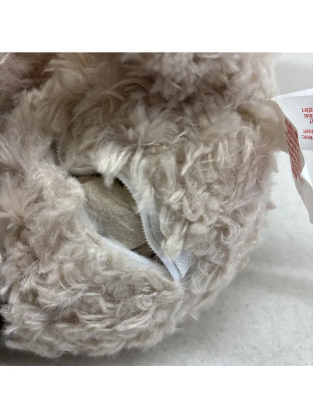 White & Brown Dog Plush Stuffed Animal Puppy Floppy Ears Soft Toy